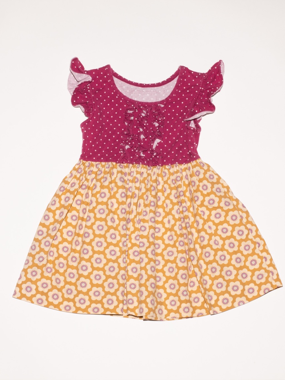Eleanor Rose Floral and Polka Dot Dress